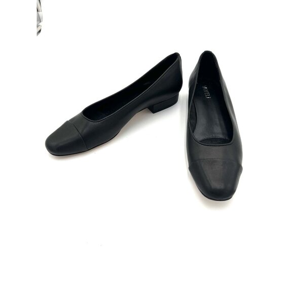 VANELi "Frankie" Black Soft Leather Flats 9.5 Narrow Classic Tailored - Picture 11 of 16